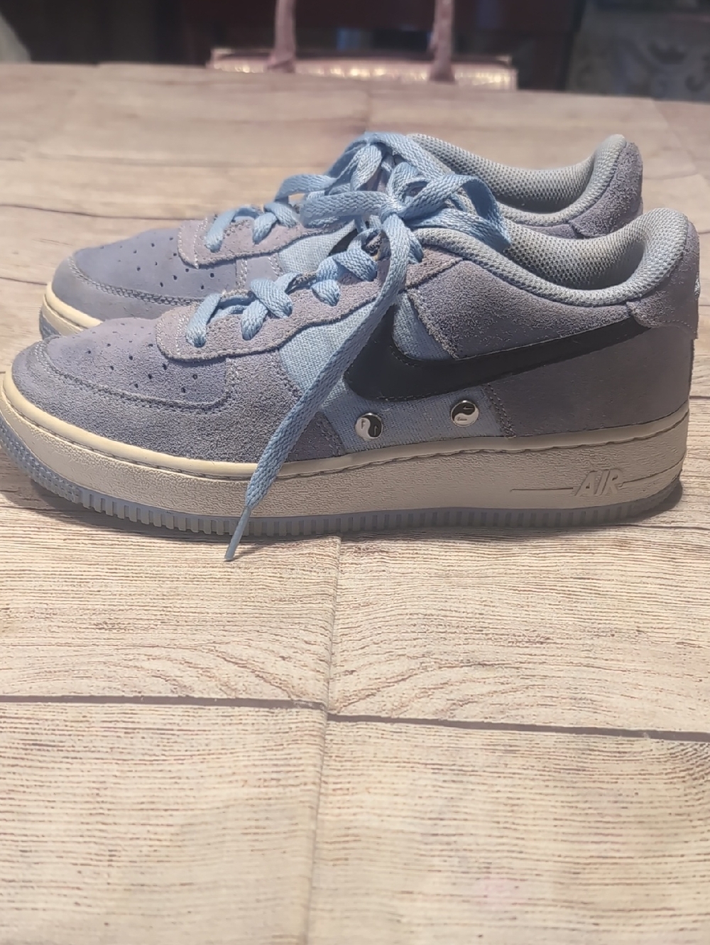 Nike Air Force 1 Low IBlue Have A Nice Day Size 6Y/7.5W Sneakers